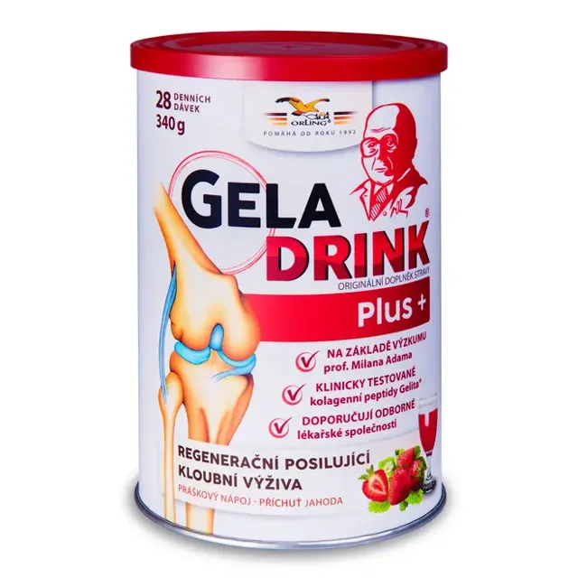 Geladrink Plus jahoda 340g