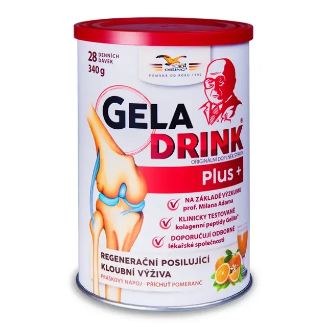 Geladrink Plus pomeranč 340g