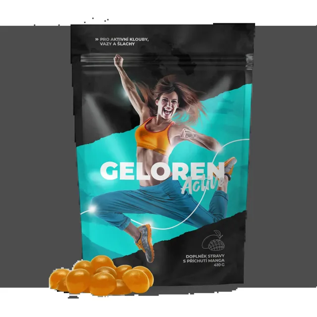 Geloren Active mango 90 želé tablet