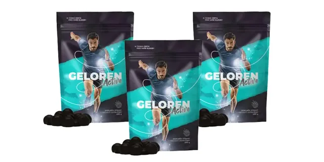 Geloren Active ostružina kloubní výživa 400 g 3 x 90 želé