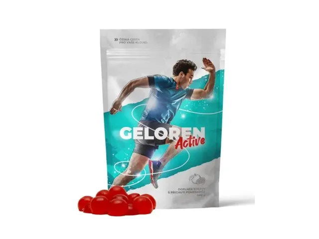 Geloren Active pomeranč kloubní výživa 400 g 90 želé