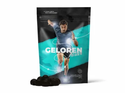 Geloren Geloren ACTIVE kloubní výživa s příchutí ostružiny 400 g 90 ks