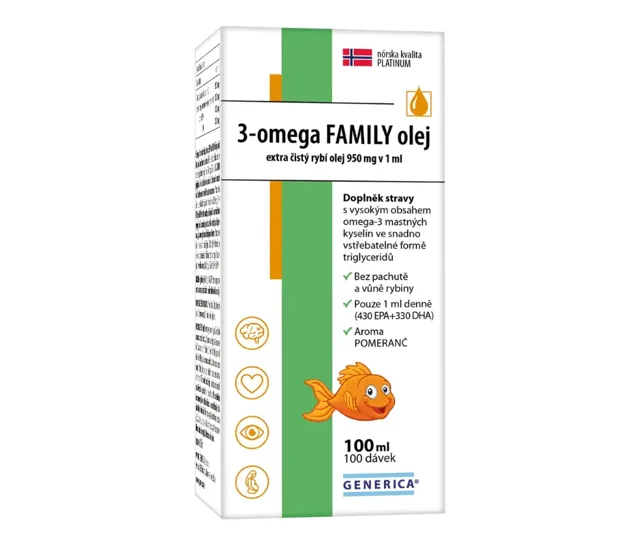 Generica 3-omega FAMILY olej 100 ml