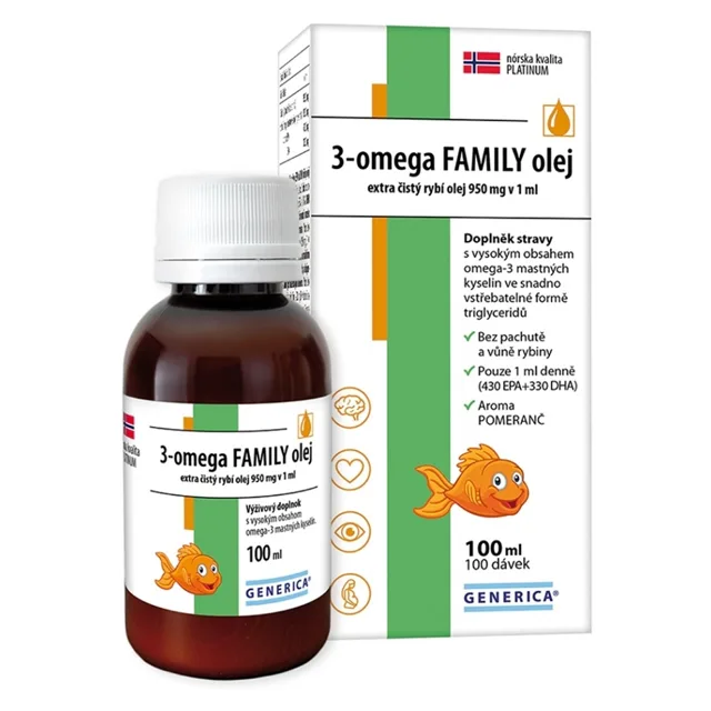 GENERICA 3-omega FAMILY olej 100 ml
