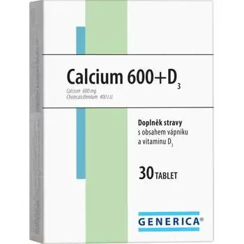 Generica Calcium 600+D3 30 tablet