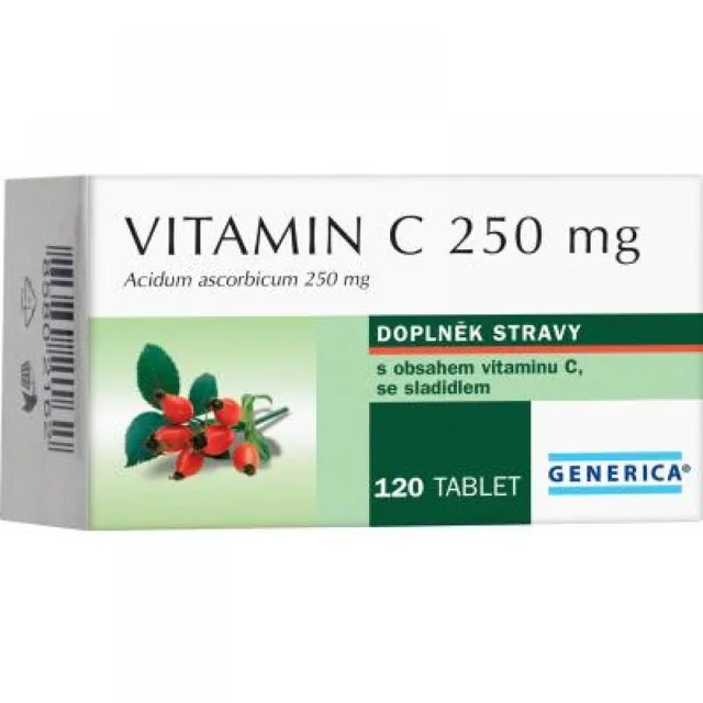 GENERICA Vitamin C 250 mg 120 tablet