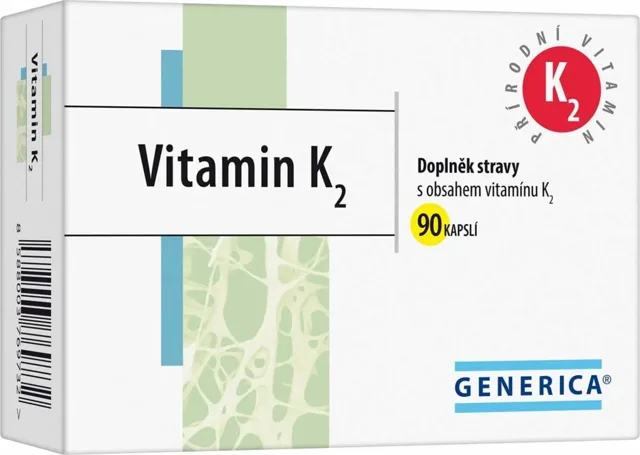Generica Vitamin K2 90 kapslí