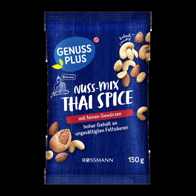 GENUSS PLUS Mix ořechů s thajským kořením 150 g