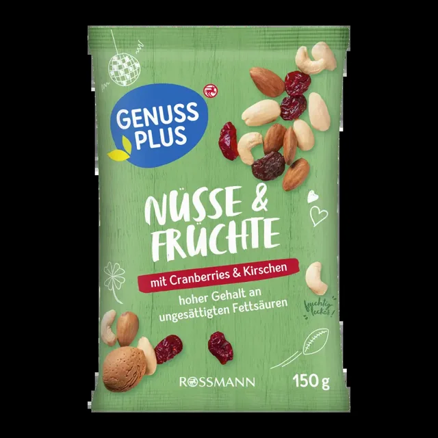 GENUSS PLUS Mix ovoce a ořechů 150 g