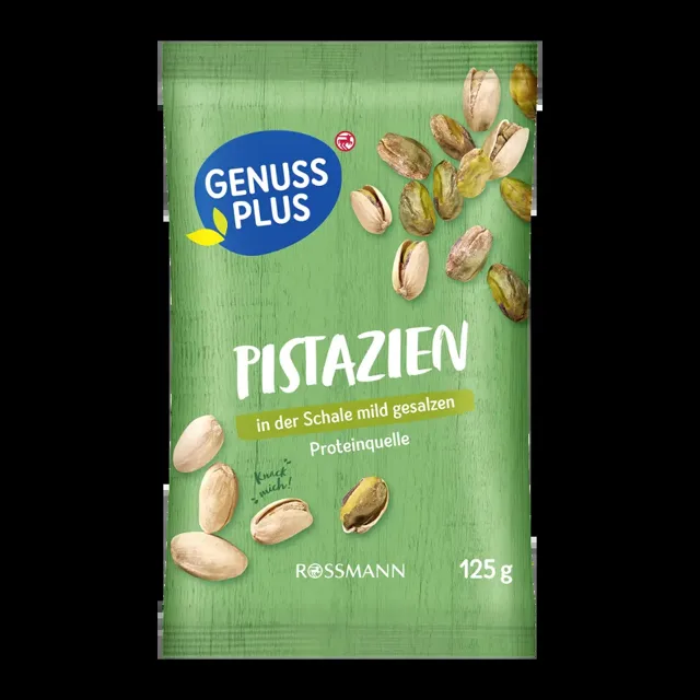 GENUSS PLUS Pistácie solené 125 g