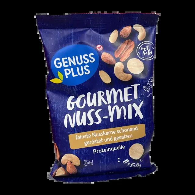 GENUSS PLUS Solený mix ořechů Gourmet  125 g