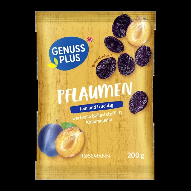 GENUSS PLUS Sušené švestky  200 g
