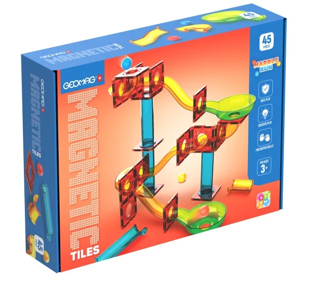 Geomag Kuličkodráha magnetická stavebnice 45 dílků