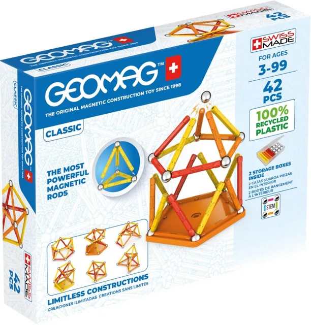 Geomag Magnetická stavebnice Classic 42 dílků