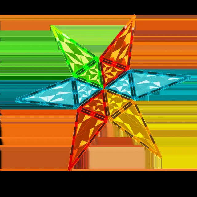 Geomag Magnetická stavebnice Magnetic Tiles Raketa 32 dílků