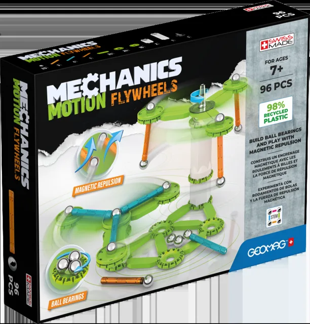 Geomag Magnetická stavebnice Mechanics Motion Flywheels 96 dílků