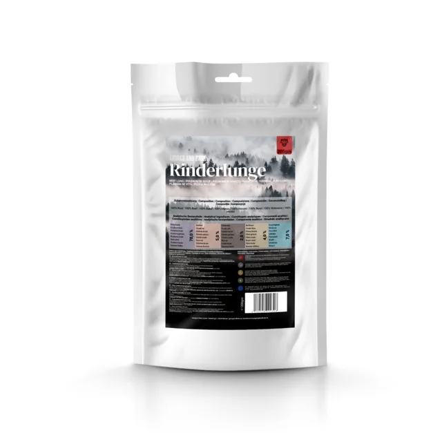 George & Bobs pamlsky pro psy 200 g - hovězí plíce