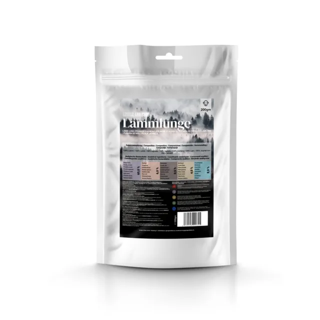 George & Bobs pamlsky pro psy 200 g - jehněčí plíce