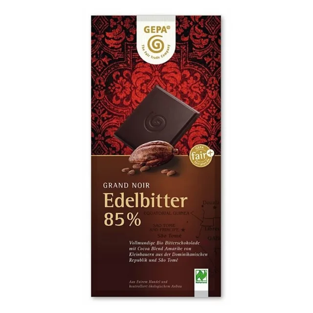 GEPA Hořká čokoláda s 85 % kakaa BIO 100 g