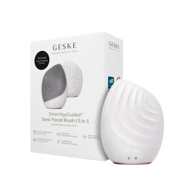 GESKE Sonický čisticí kartáček na obličej 5v1 (Sonic Facial Brush) Starlight