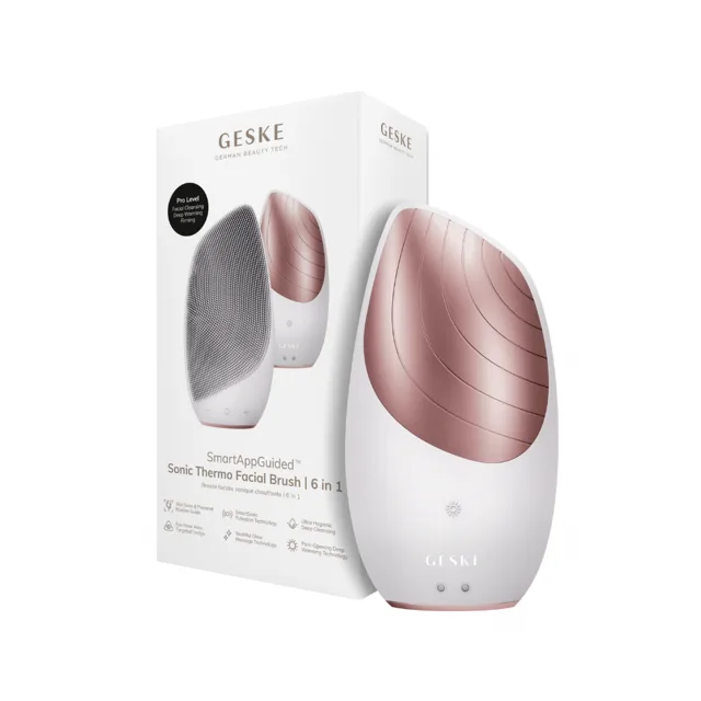 GESKE Termo sonický čisticí kartáček na pleť 6v1 (Sonic Thermo Facial Brush) Starllight