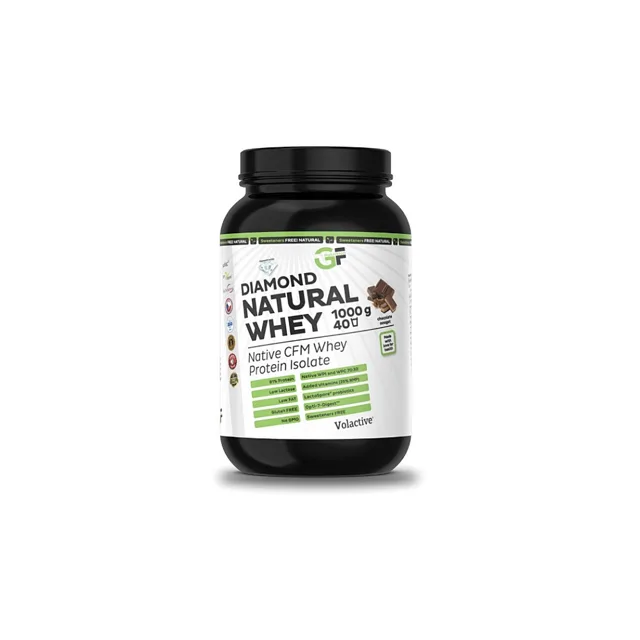 GF NUTRITION Diamond natural whey protein nugátová čokoláda 1000 g