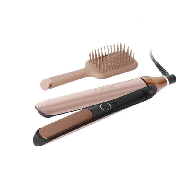 GHD Chronos Set Cashmere Edice žehlička + mini kartáč na vlasy