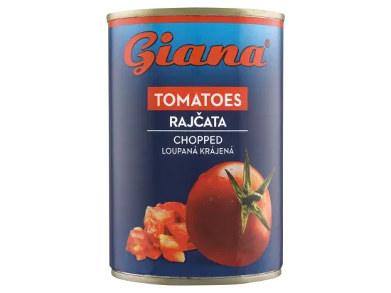 Giana Rajčata loupaná krájená 400 g