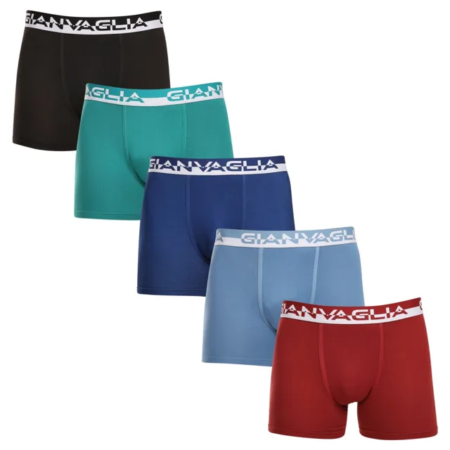 Gianvaglia 5PACK pánské boxerky vícebarevné (GVG-5011) L