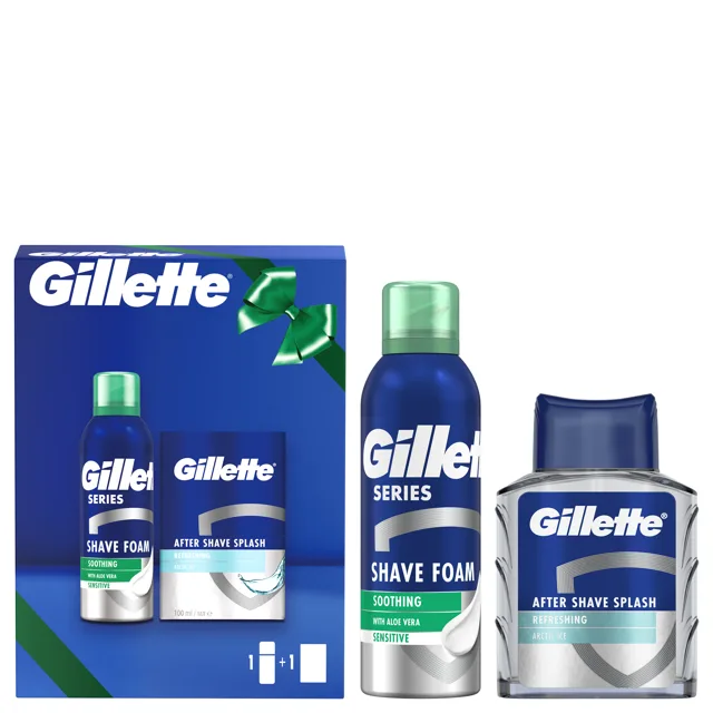 Gillette Dárková sada Soothing Shave Foam