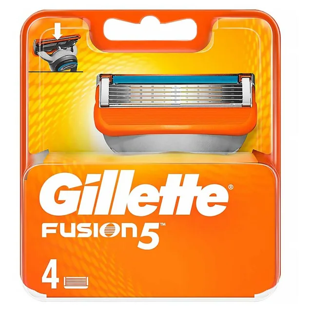 GILLETTE Fusion5 Náhradní hlavice pro muže 4 ks
