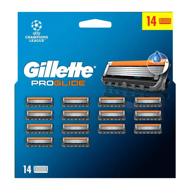 Gillette Holicí hlavice Fusion ProGlide 14 ks