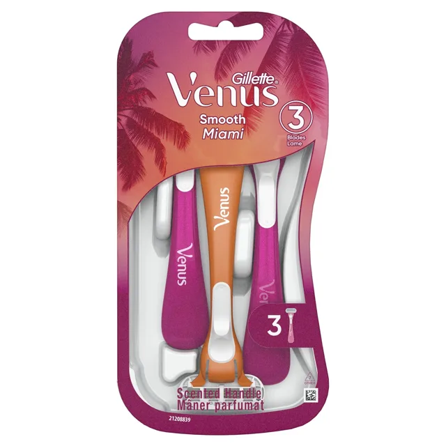 Gillette Jednorázová holítka Venus Smooth Miami 3 ks