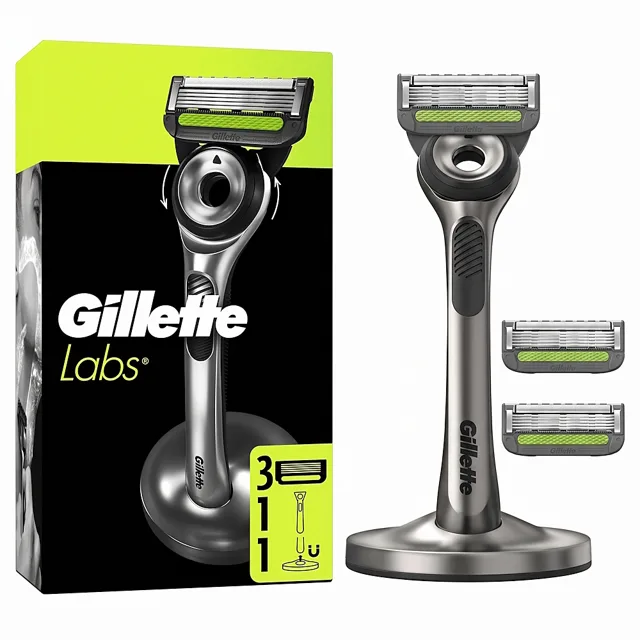 GILLETTE Labs holící strojek + náhradní hlavice 3 ks