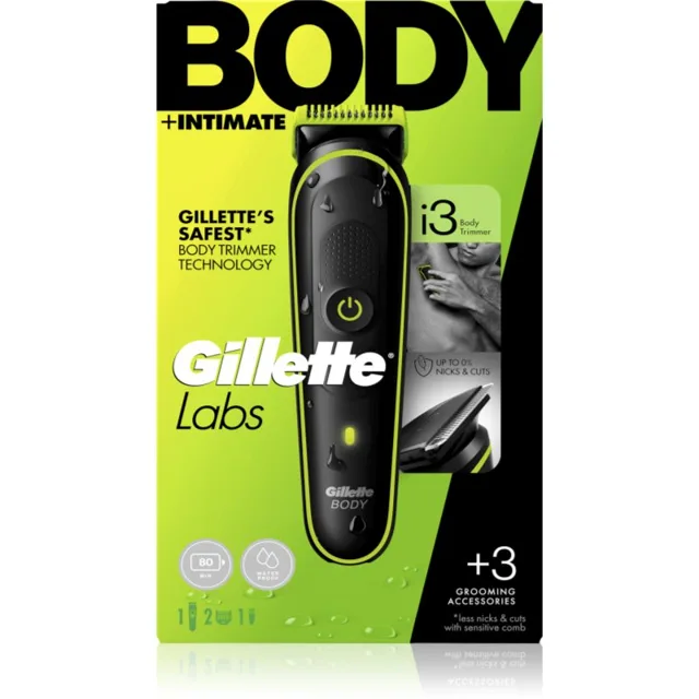 Gillette Labs i3 zastřihovač na intimní partie a tělo pro muže 1 ks