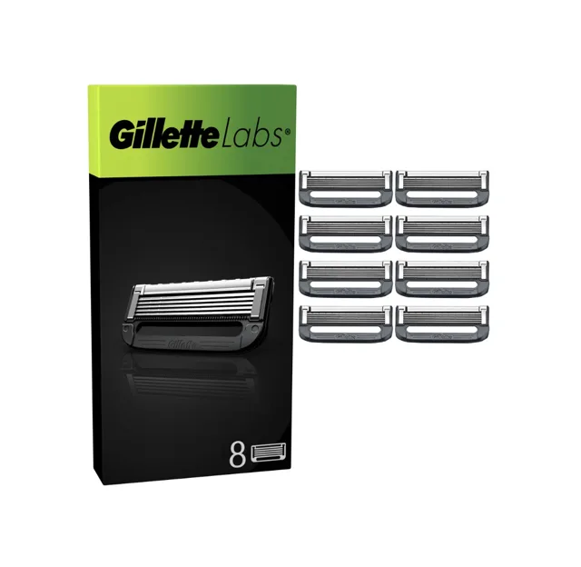 Gillette Labs náhradní holicí hlavice 8 ks