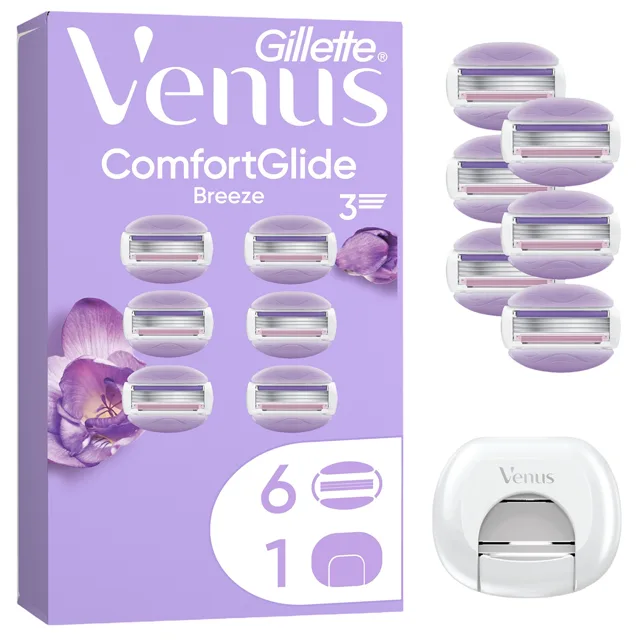 Gillette Náhradní hlavice ComfortGlide Breeze 6 ks + kryt
