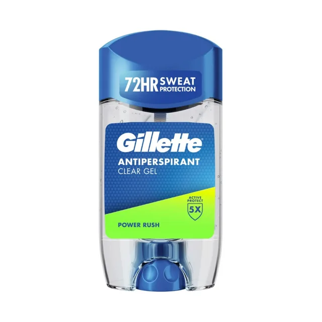 Gillette Power Rush Pánský gelový antiperspirant 70 ml