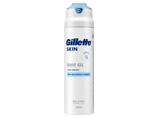Gillette Skin Ultra Sensitive gel na holení 200 ml
