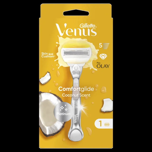 GILLETTE Venus Comfortglide Coconut Strojek + Náhradní hlavice 1 kus