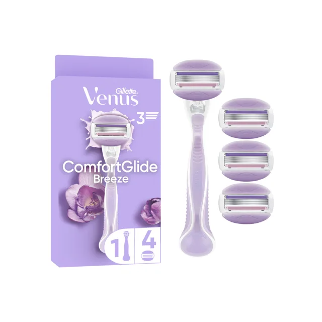 Gillette Venus Comfortglide SpaBreeze holicí strojek + 4 náhradní hlavice
