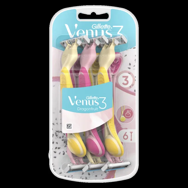 GILLETTE Venus Dragonfruit Dámská pohotová holítka 6 kusů