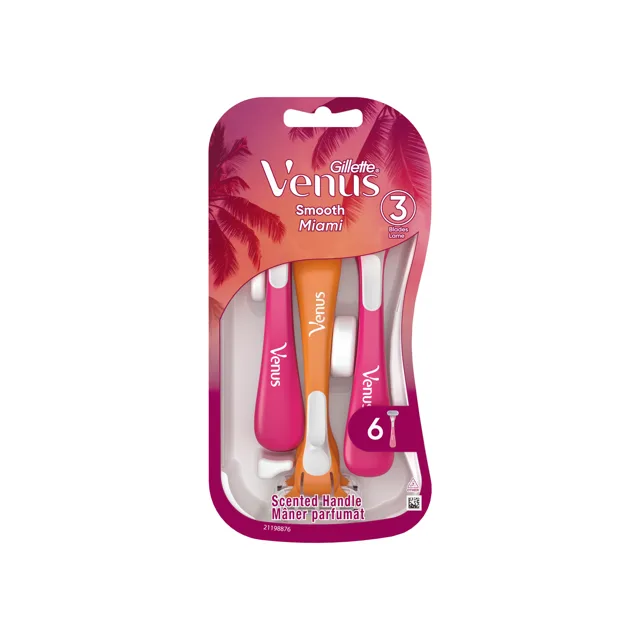 Gillette Venus Miami Vibes jednorázové holítko 6 ks