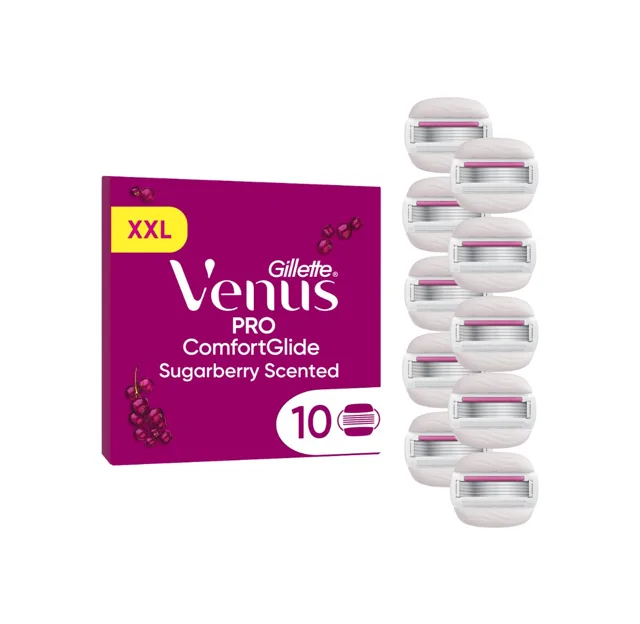 Gillette Venus Pro ComfortGlide Sugarberry holicí hlavice 10 ks