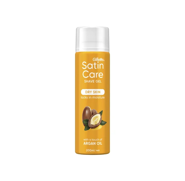 Gillette Venus Satin Care gel na holení s arganovým olejem 200 ml