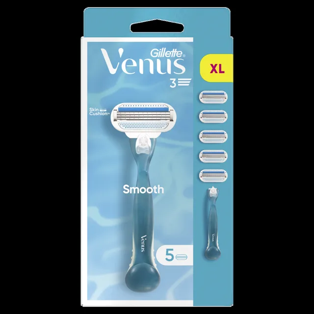 GILLETTE Venus Smooth Holící strojek pro ženy + Náhradní hlavice 5 ks