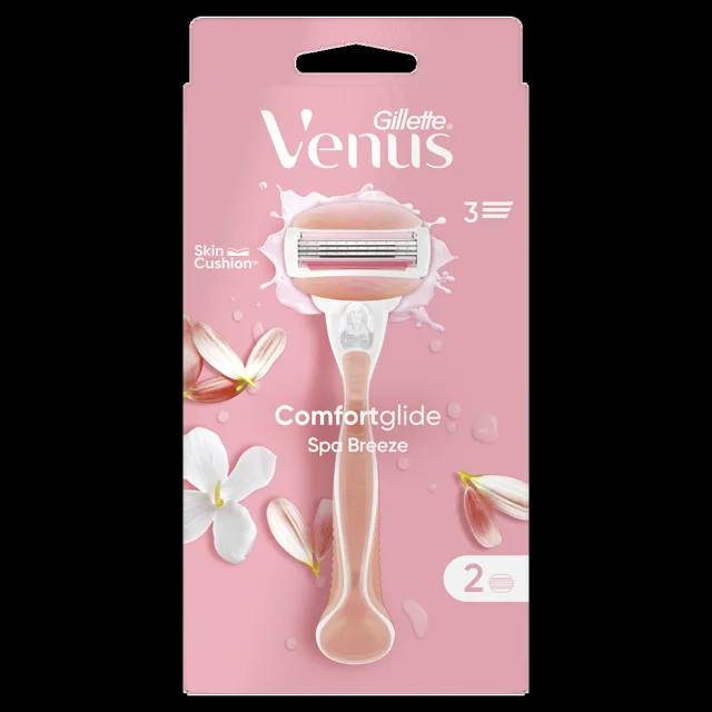 GILLETTE Venus Spa Breeze Holící strojek + Náhradní hlavice 2 kusy