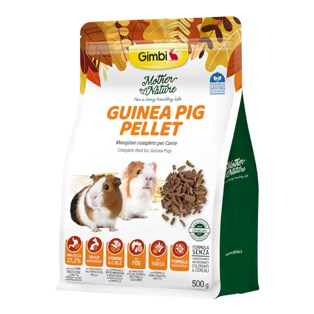 Gimbi Mother Nature granule pro morčata - 500 g