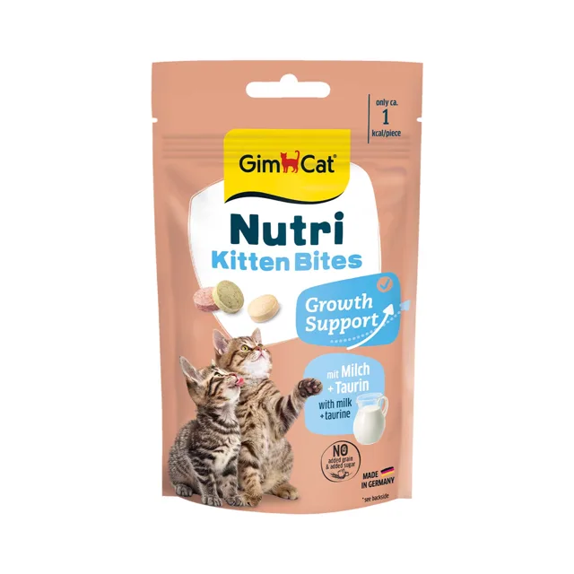 GimCat Nutri Kitten Bites s mlékem - 40 g