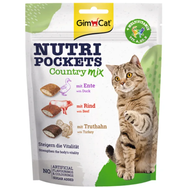 GimCat Nutri Pockets - Malt-Vitamin Mix (150 g)